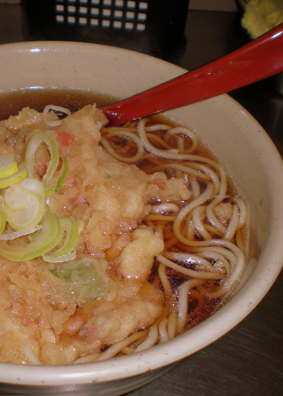 soba with kakiage tempura