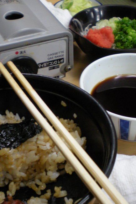 rice bowl with chicken liver teriyaki