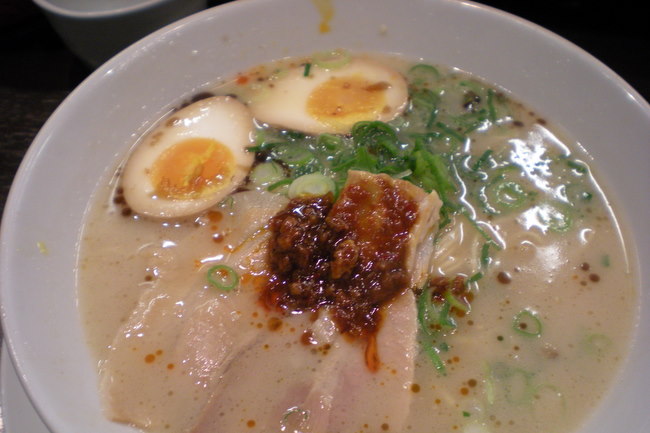 tonkotsu ramen in Osaka