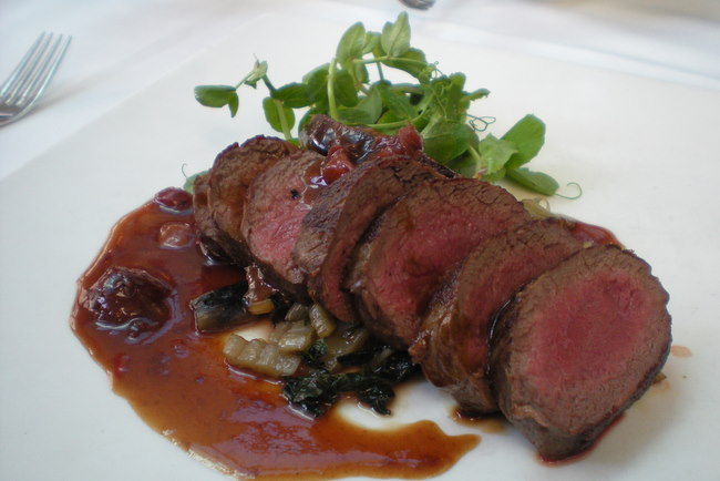 Venison fillet at Number 8